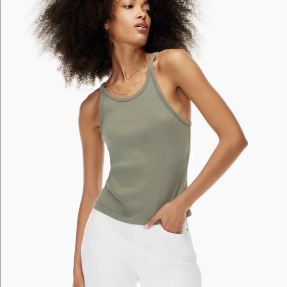 Denim Forum | The Jane Ribbed Tank - Picture 1 of 6